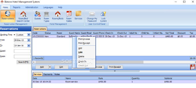 HotelManagement Project